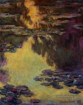  blumen - Wasserlilien XIV Claude Monet impressionistische Blumen